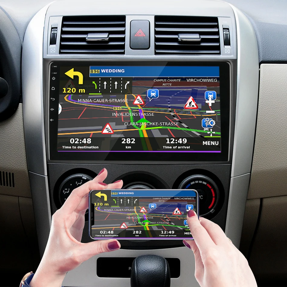 " ips Android 4G+ wifi Автомобильный Радио мультимедийный плеер для Toyota Corolla E140/150 2006-2013 стерео gps навигация 2Din зеркало-ссылка
