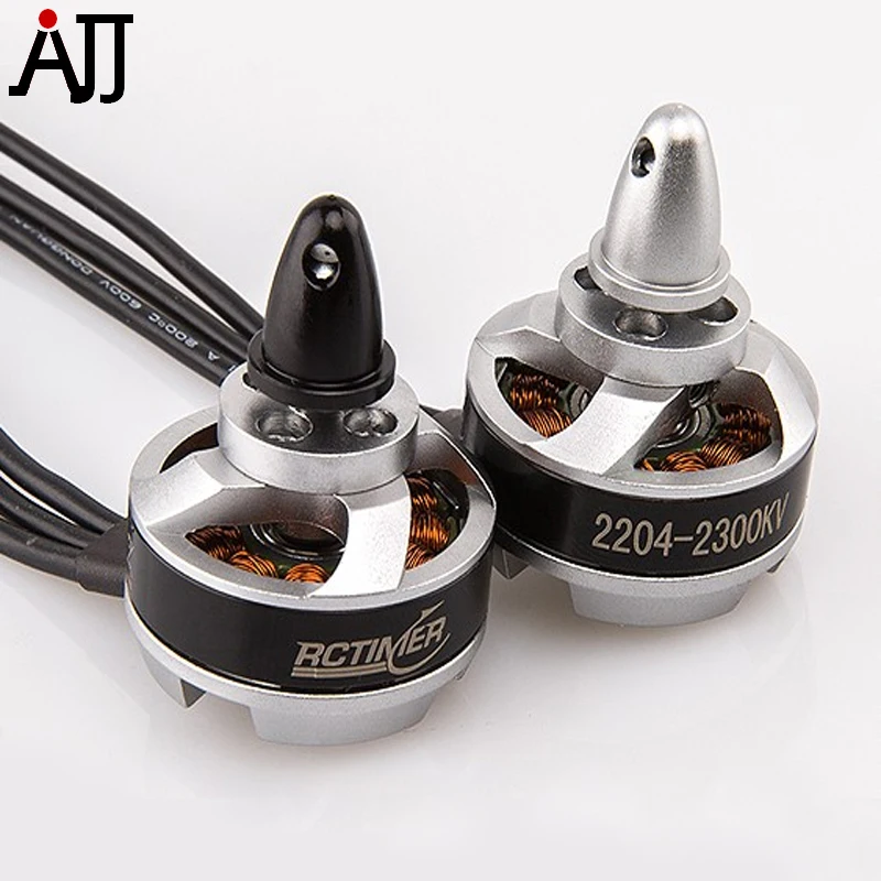 Rctimer MT2204 2300KV самоблокирующийся вращение по часовой стрелке и против двигатель 2 шт./пакет MT2204-2300KV для съемкой от первого лица многомоторный двигатель