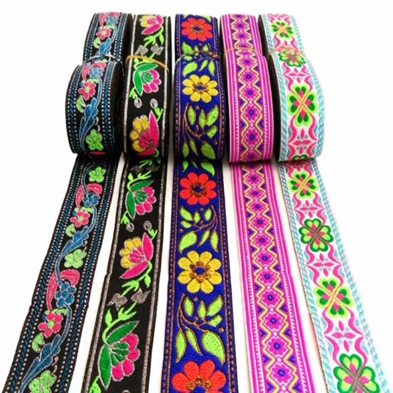 

New National Lace Accessories Ethnic Clothing Lace Embroidery Ribbon Clothing Accessories National Wind Special Yarn National