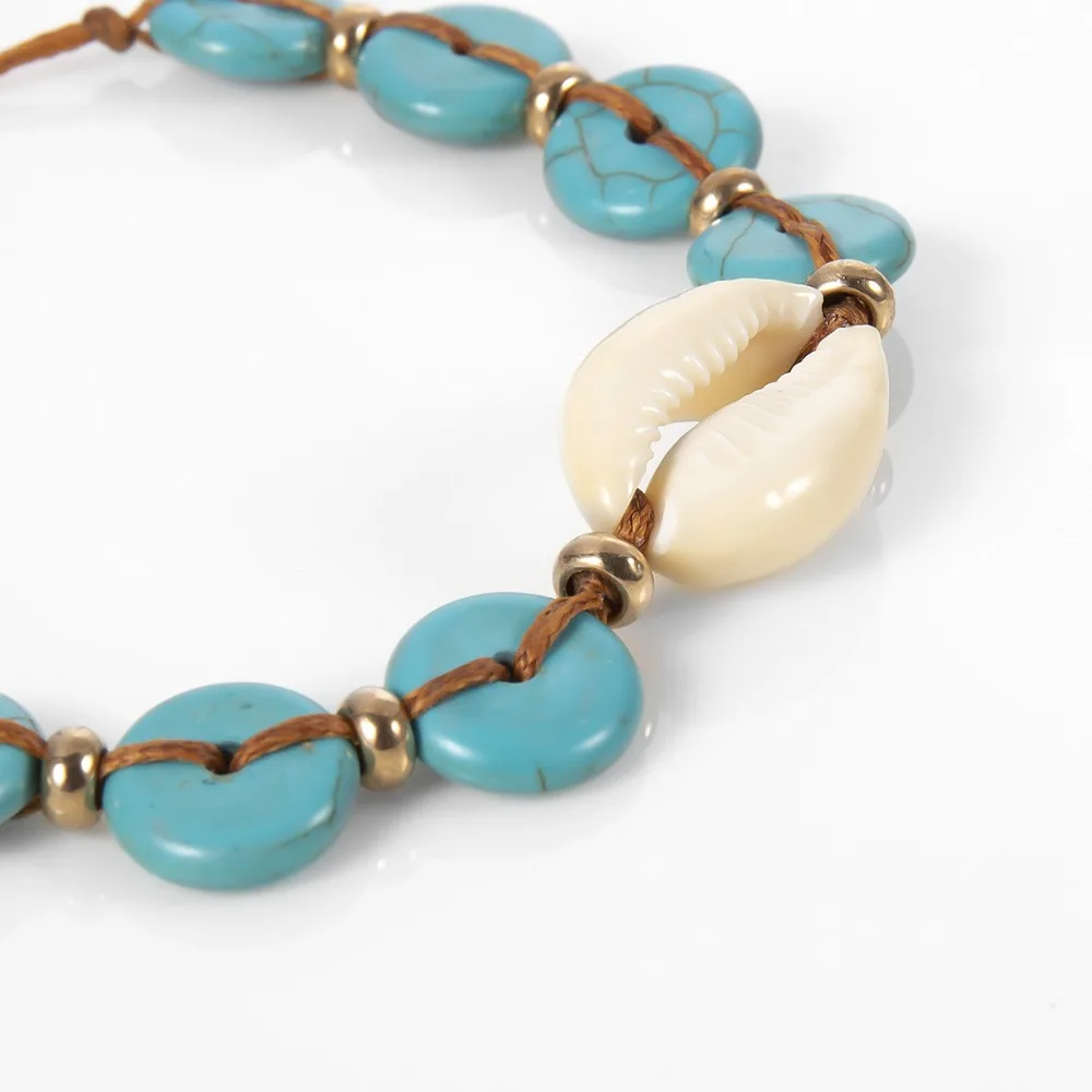 OLOEY Women Bohemian Bracelet Retro Simple Adjustable Hand Chain For Ladies Casual Beach Female Jewelry Bangles Bracelets | Украшения и