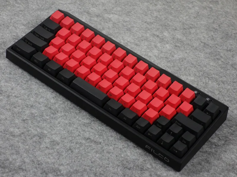 Черная PBT пустая белая серая механическая клавиатура filco minila воздушная Толстая PBT белая боковая печать keycap cherry mx OEM черный серый