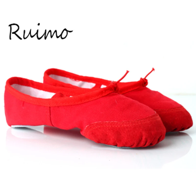 Танцевальная обувь кроссовки для взрослых и детей парусиновая балетные туфли с