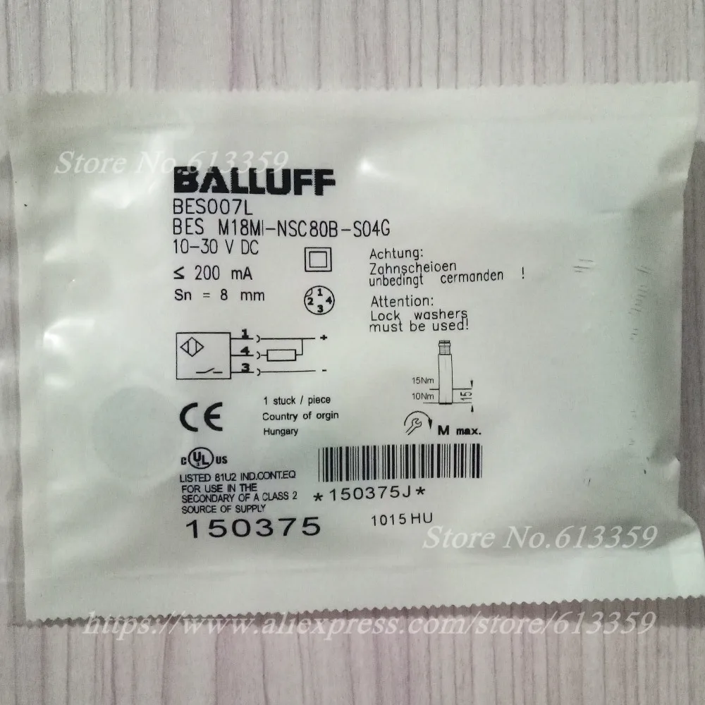 BES M18MI-NSC80B-S04G M18MI-PSC80B-S04G Balluff Proximity Switch Sensor New High-Quality | Электронные компоненты и