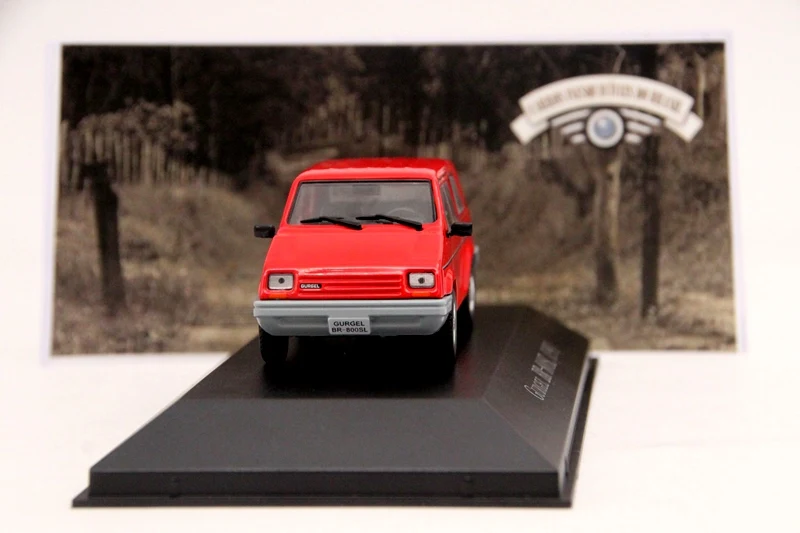 

IXO 1:43 Gurgel BR 800SL 1991 Car Diecast Toys Models Limited Edition Collection Auto Gift Red