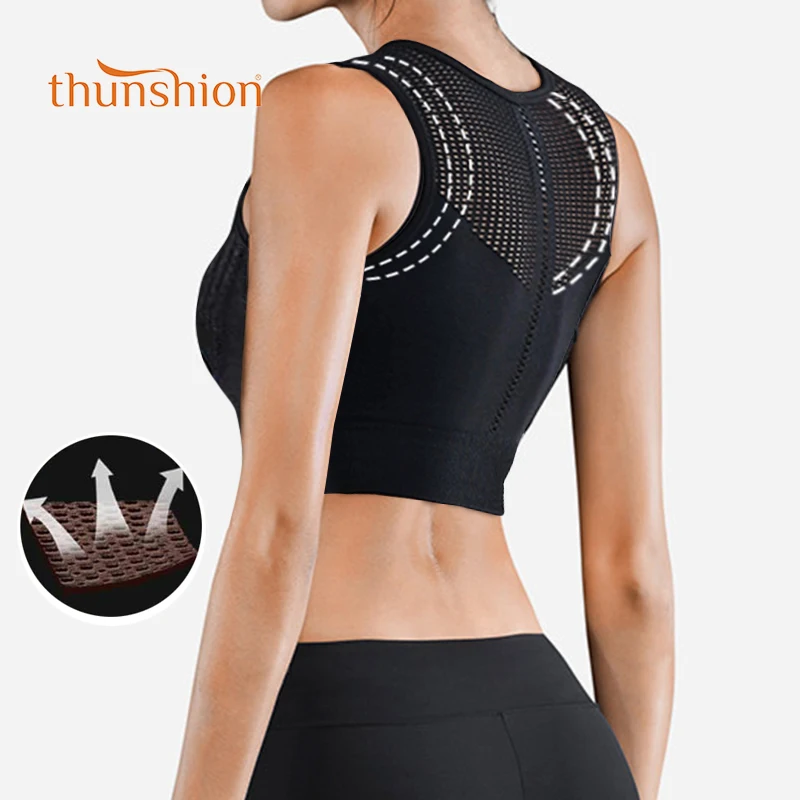 

Shockproof Hollow Sports Bra Breathable Push Up Yoga Bra Sport for Gym Plus Size Seamless Fitness Top Women Underwear