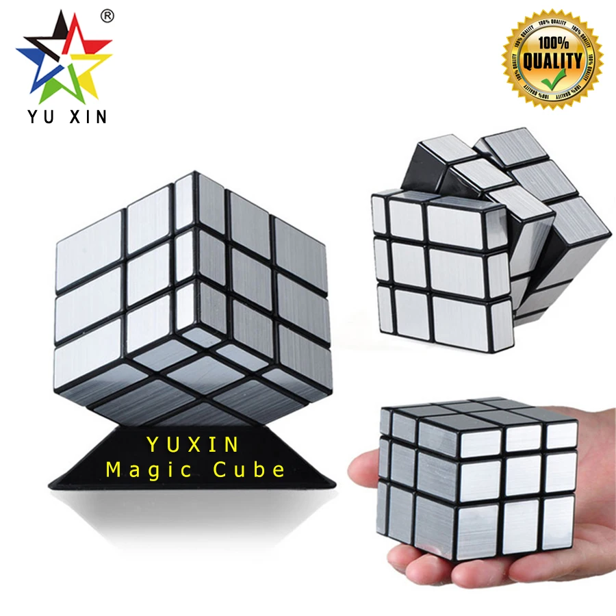 2019 YUXIN зеркальный волшебный куб 3x3x3 профессиональный с глянцевым покрытием