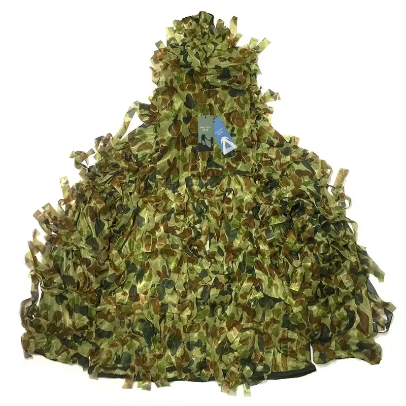 3D лист Армейский Камуфляж Yowie Ghillie костюм страйкбольный снайперский тактический охотничий костюм/охотничья Палатка/охотничья дышащая одежда для охоты