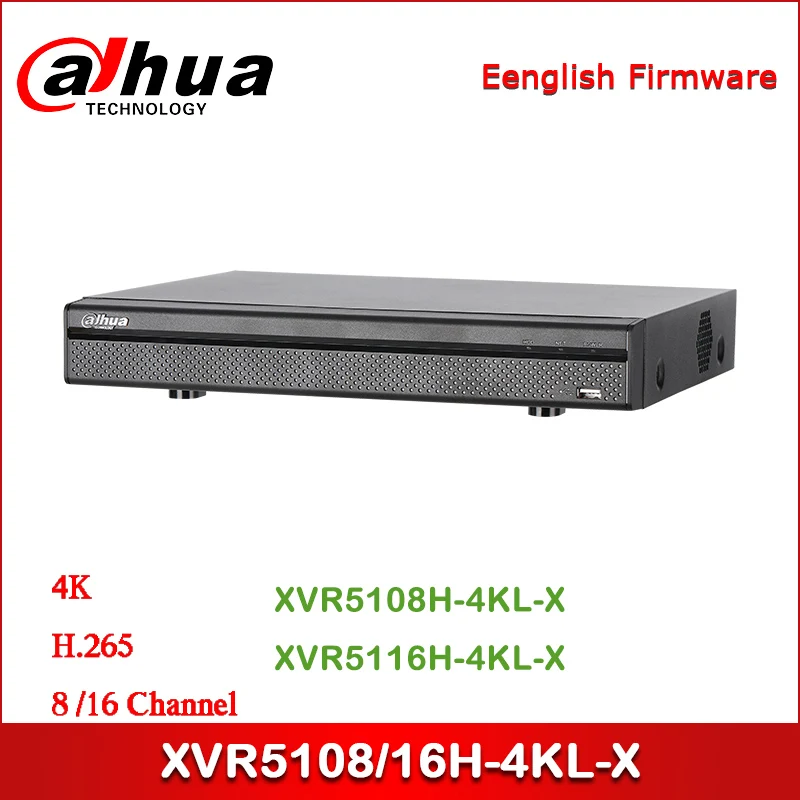 

Цифровой видеорегистратор Dahua XVR5108H-4KL-X 8/16 Channel Penta-образный Мини 1U 4K поддерживает HDCVI/AHD/TVI/CVBS/IP
