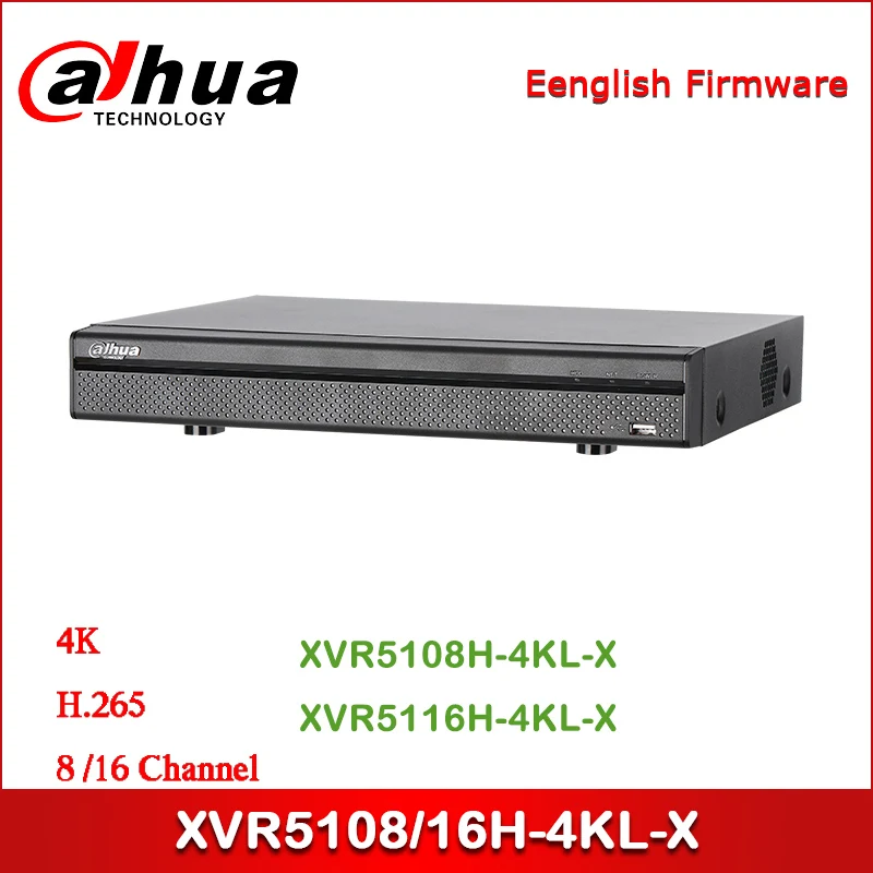 Dahua XVR5108H 4KL X 8/16 канальный пента брид 4K мини 1U Цифровой видеорегистратор