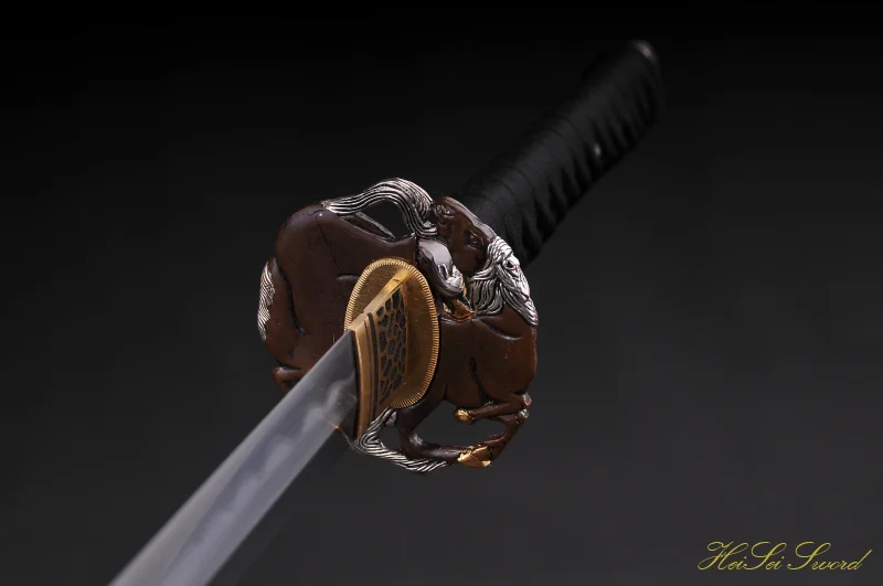 Лидер продаж катана ручной ковки T10 Сталь глины-закаленное меч самурая