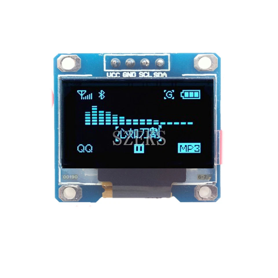 Синий/желтый и синий/белый 128X64 OLED LCD 0 96 &quotI2C IIC SPI серия новый оригинальный|spi serial|lcd