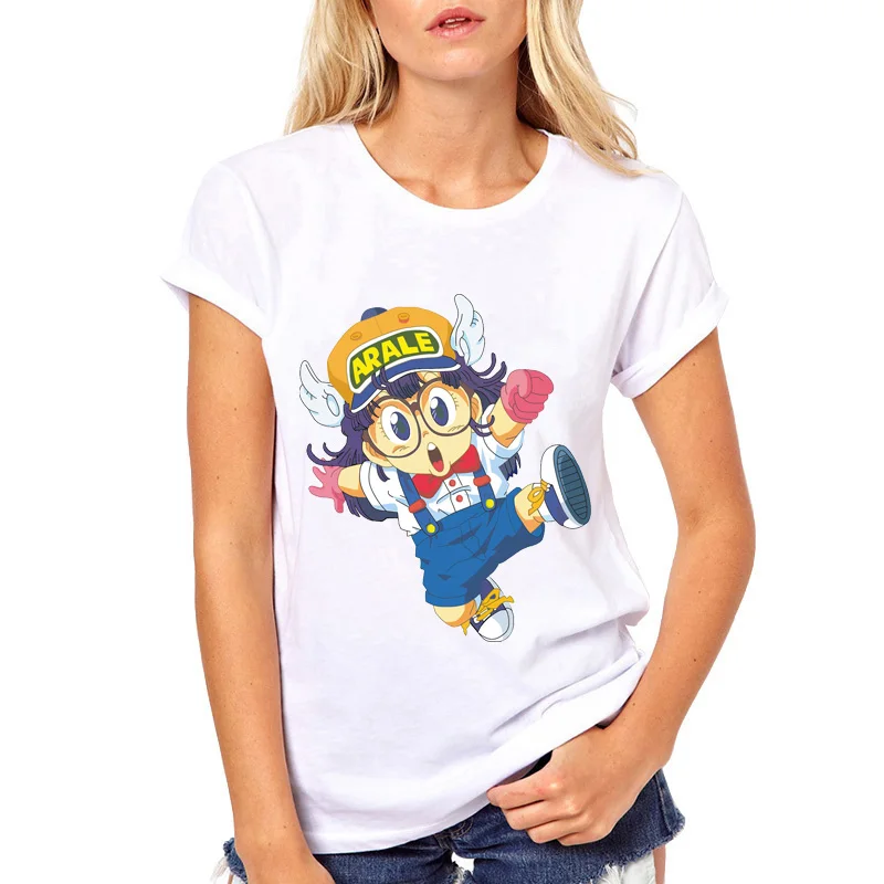 Picture-9 Новая брендовая Эстетическая футболка Женская harajuku Dragon Ball футболка Arale camiseta mujer футболка белая футболка женская - Цвет: Picture-9