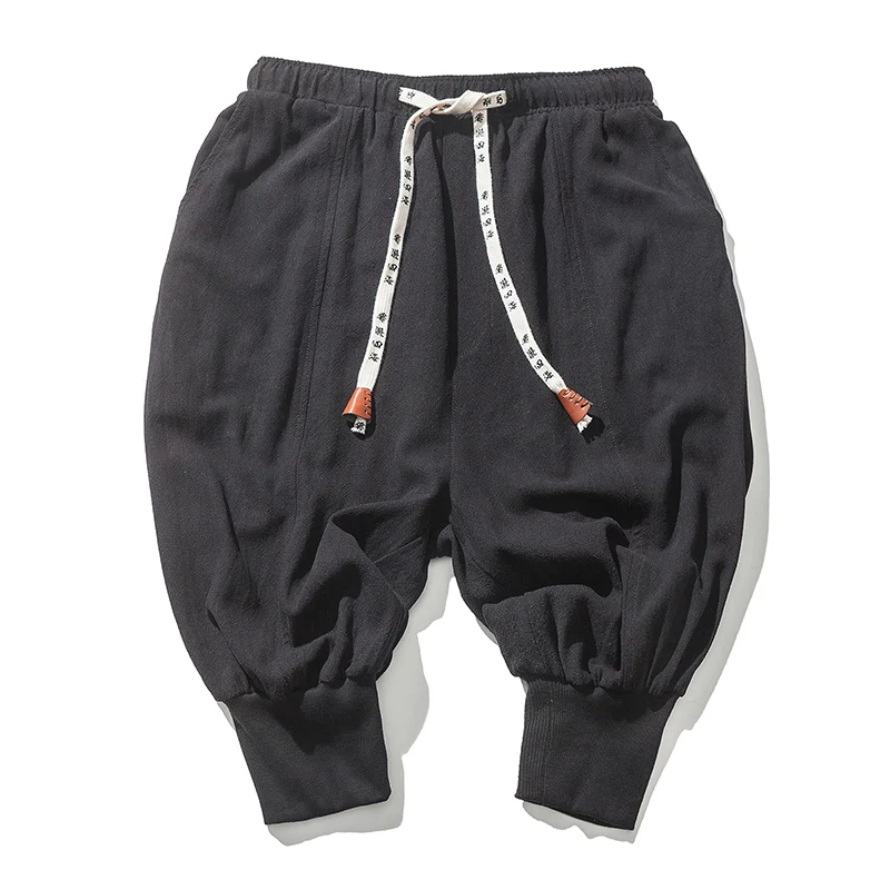 

MRDONOO 2018 Summer Chinese style Men Loose Cotton Linen Shorts Trousers Male Bermuda Casual Board Shorts Breeches B375-K65