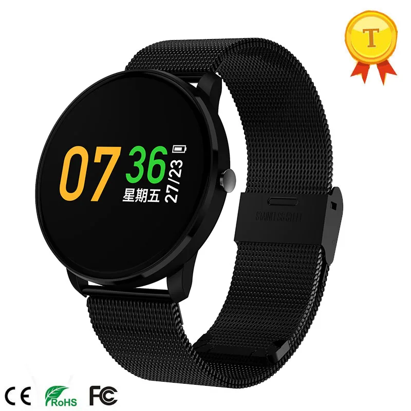 Хит продаж цветные Bluetooth-часы умные часы шагомер круглые фитнес-часы для IOS Android |