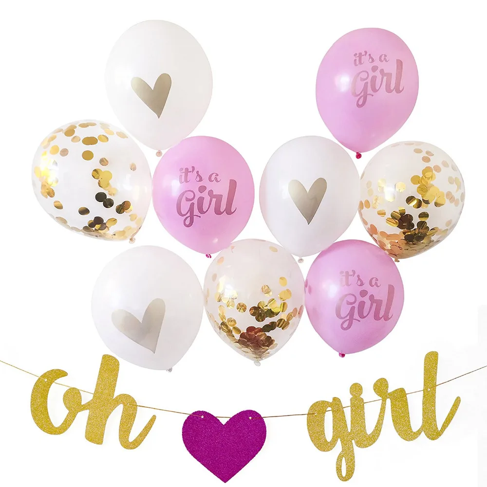 10 шт./лот Baby Shower украшения это Покупаете ли вы для мальчика или девочки вечерние