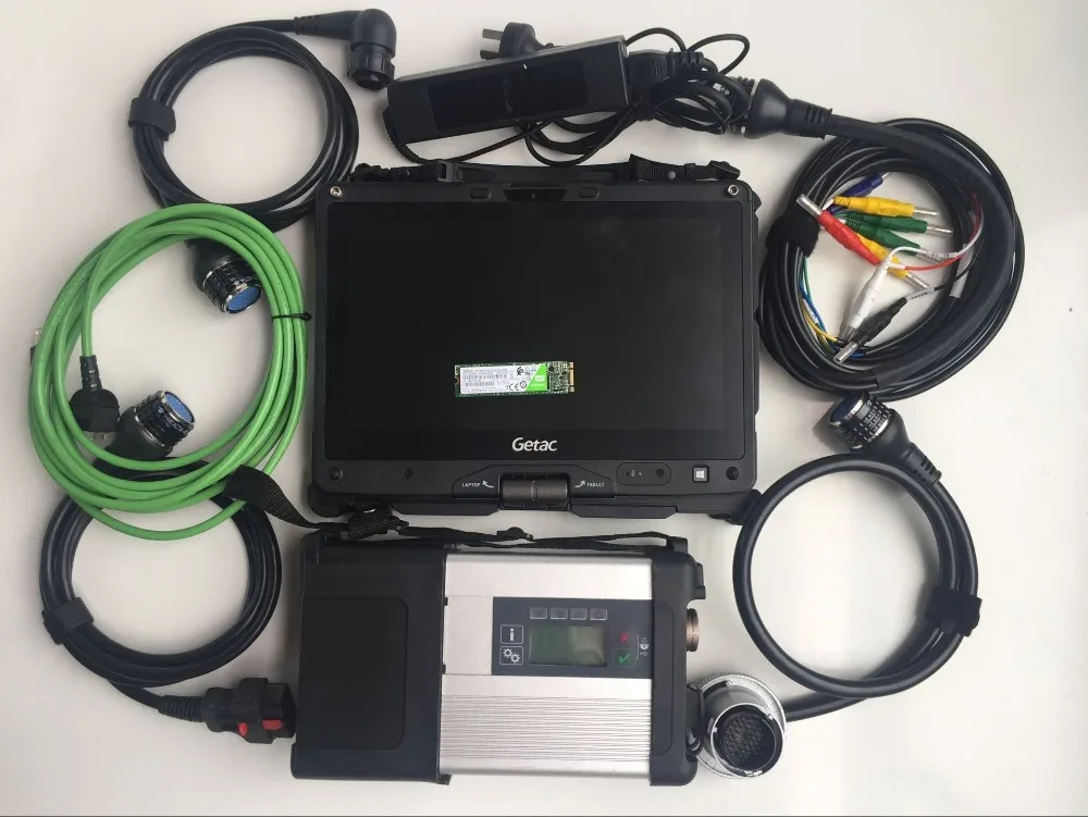 Mb star c5 полное программное обеспечение Супер ssd 240 ГБ с ноутбуком getac v110 i5 4g