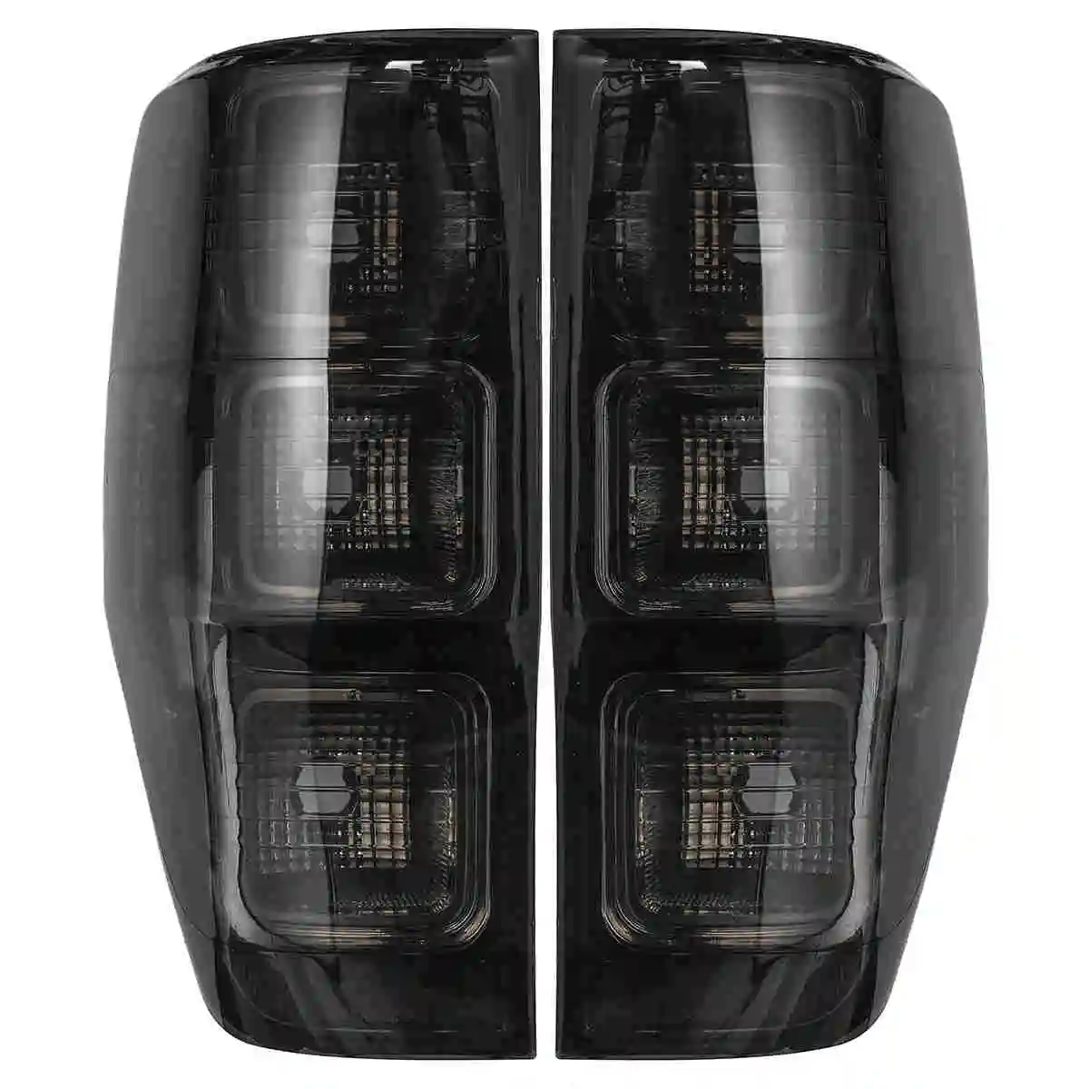 pair Задний свет лампы стоп для Ford Ranger PX T6 MK1 MK2 WildTrak XLT XL XLS 2011 2012 2013 - Испускаемый цвет: pair
