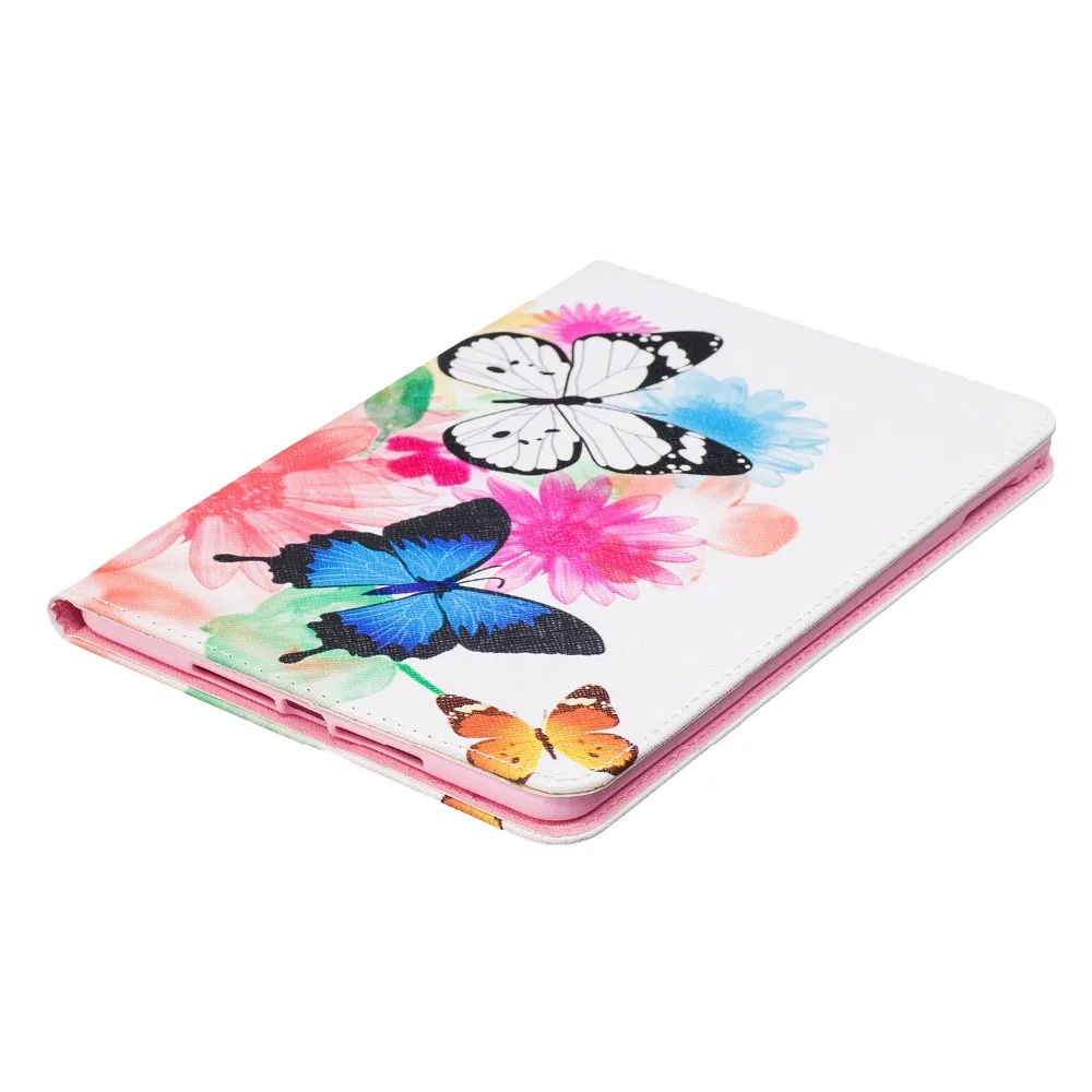 Coloful цветок кожа стенд cover case для ipad mini 5 ultra slim бумажник мягкая обложка 5|case for ipad|case