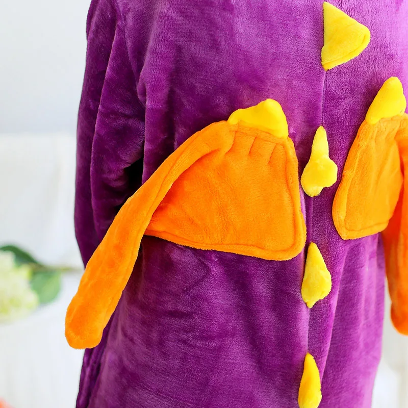 Для взрослых Динозавр Kigurumi onesies мультяшная пижама в виде животного для косплея