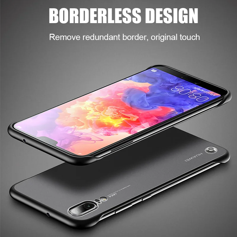 ZNP роскошный Бескаркасный матовый чехол для телефона huawei P30 P20 Pro полный чехол s для huawei mate 20 Pro P30 Honor 20 Pro Чехол в виде ракушки