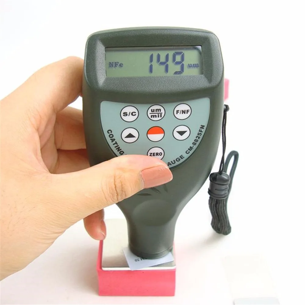 

CM8825F Coating Thickness Gauge 0-1250 um / 0-50 mil Thickness Meter
