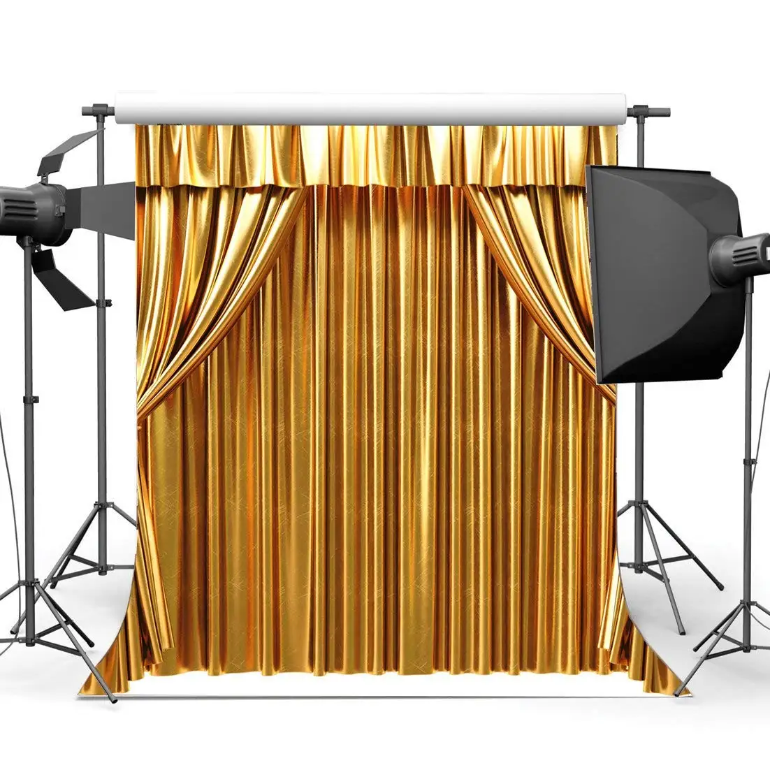 

Golden Curtain Backdrop Theatre Show Backdrops Home Interior Decoration Wallpaper Background