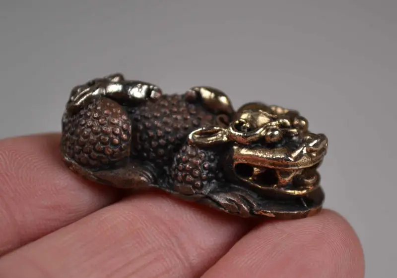 Винтажный Медный Серебряный кулон ручной работы с изображением Льва/амулет | Дом