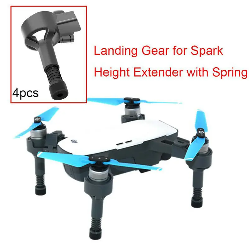 Повышенное шасси занос ударопрочный поглощающий Штатив для DJI Spark Drone комплект