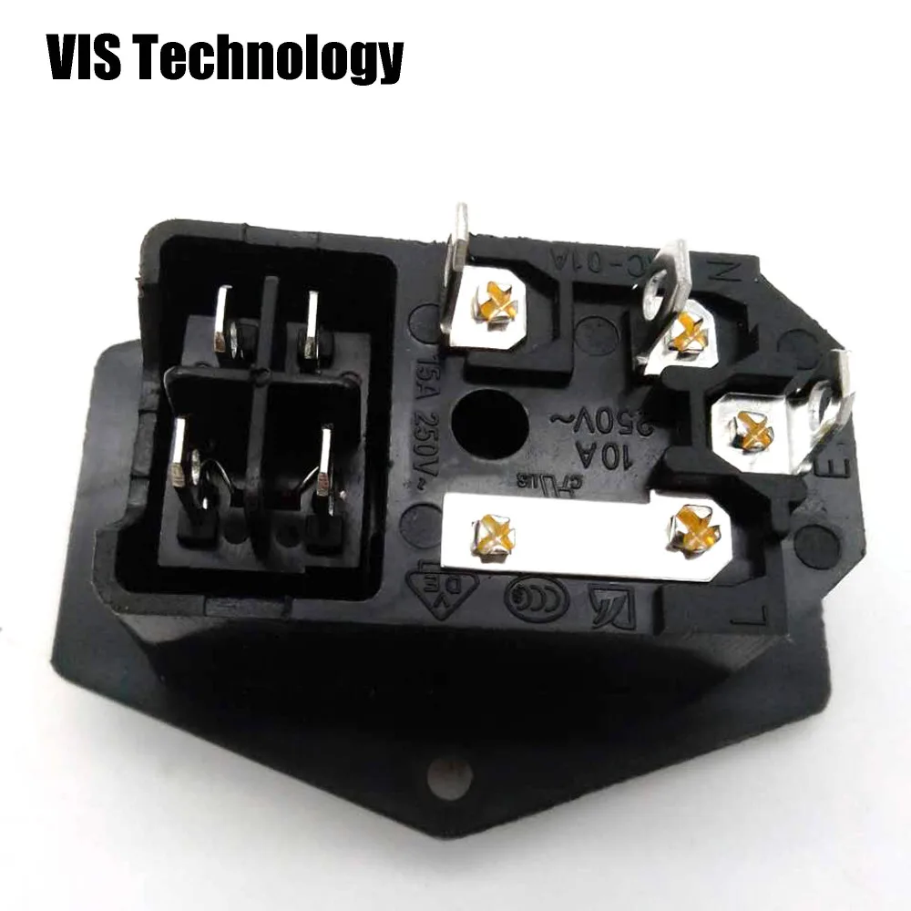 5 шт. 10 А/250 В 3 контактный разъем питания переменного тока со стандартным