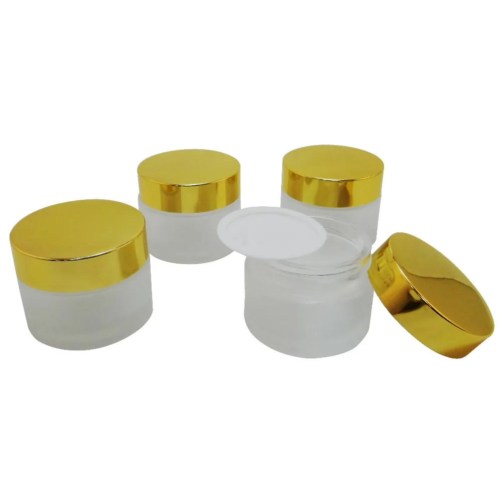 4 шт. банки для крема макияжа 50 мл|cream jar|50 mlgold aluminium jar |