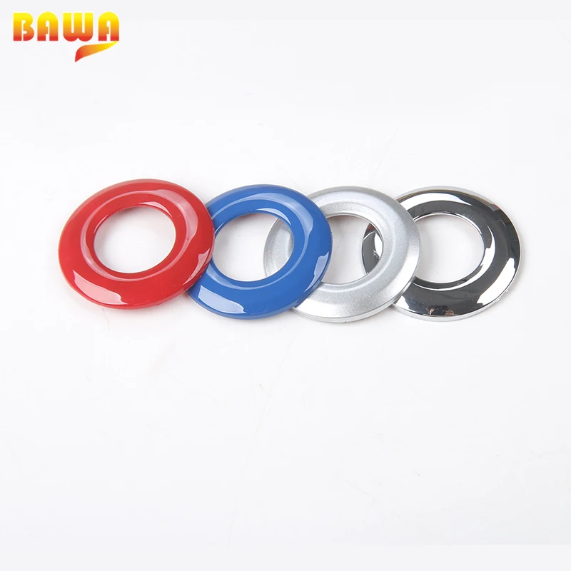 

HANGUP ABS Car Interior Tail Trunk Door Adjust Switch Button Decoration Ring Stickers For Chevrolet Camaro 2017 Up Car Styling