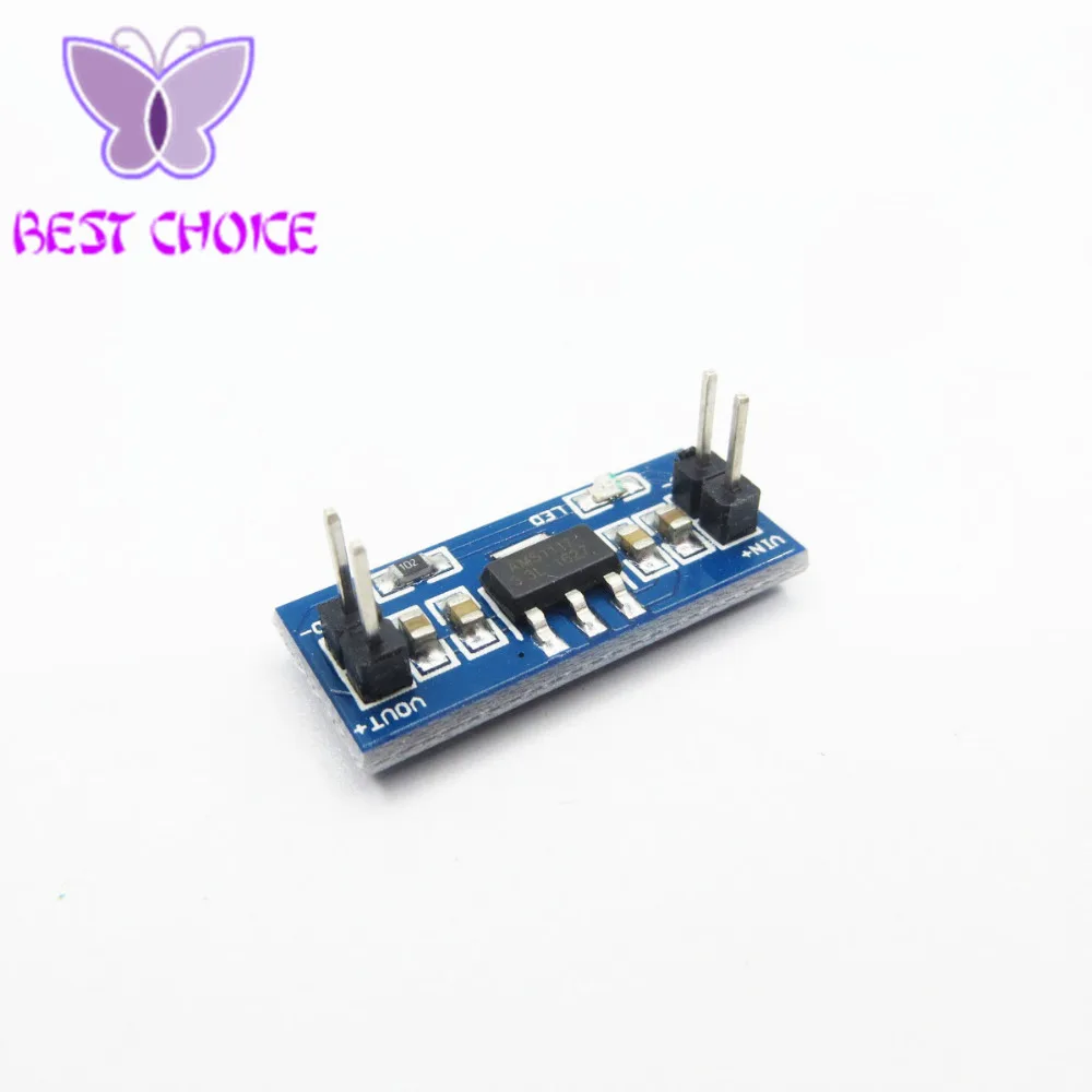 1pcs AMS1117 5V (4.5-7V) Turn To 3.3V DC-DC Step down Power Supply Buck Module For Arduino Raspberry pi | Инструменты