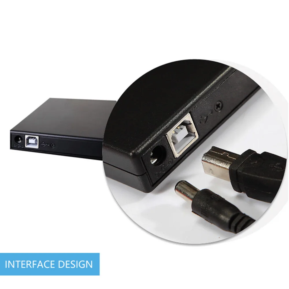 Белый черный внешний портативный DVD плеер аналогичный USB 2 для Windows 7 8 10|Оптические