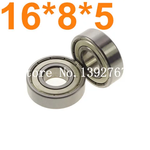 Стальной подшипник качения 16*8*5 мм для масштаба 1/8 HSP 85763 81070 Himoto RC автомобилей 80 шт.