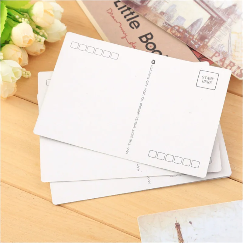 9 шт./лот винтажный стиль памятники Парижа башня пейзаж набор почтовых