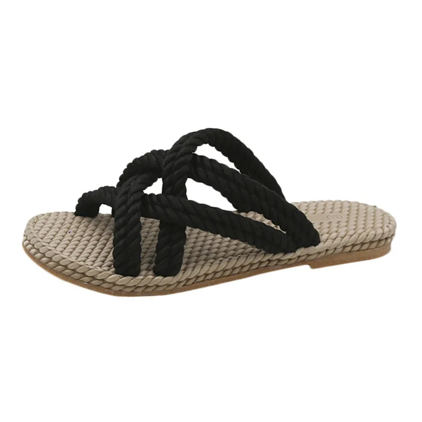 Женские пляжные слиперы SAGACE низкие на плоской подошве с перфорацией большие