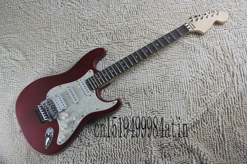 Новые Stratocaster электрогитара гриф классические модели ST красная Groove тремоло