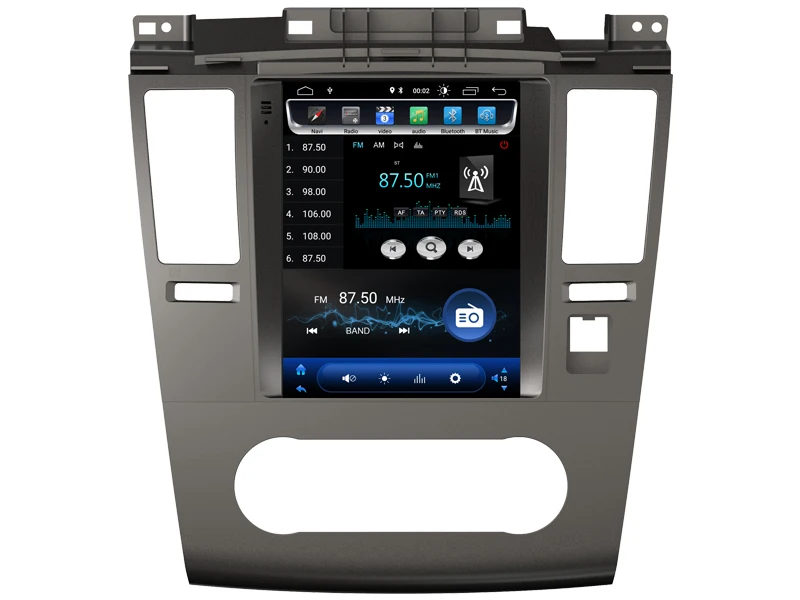 AVGOTOP Android 9 0 Tesla вертикальный экран автомобильное радио GPS Мультимедиа для Nissan TIIDA