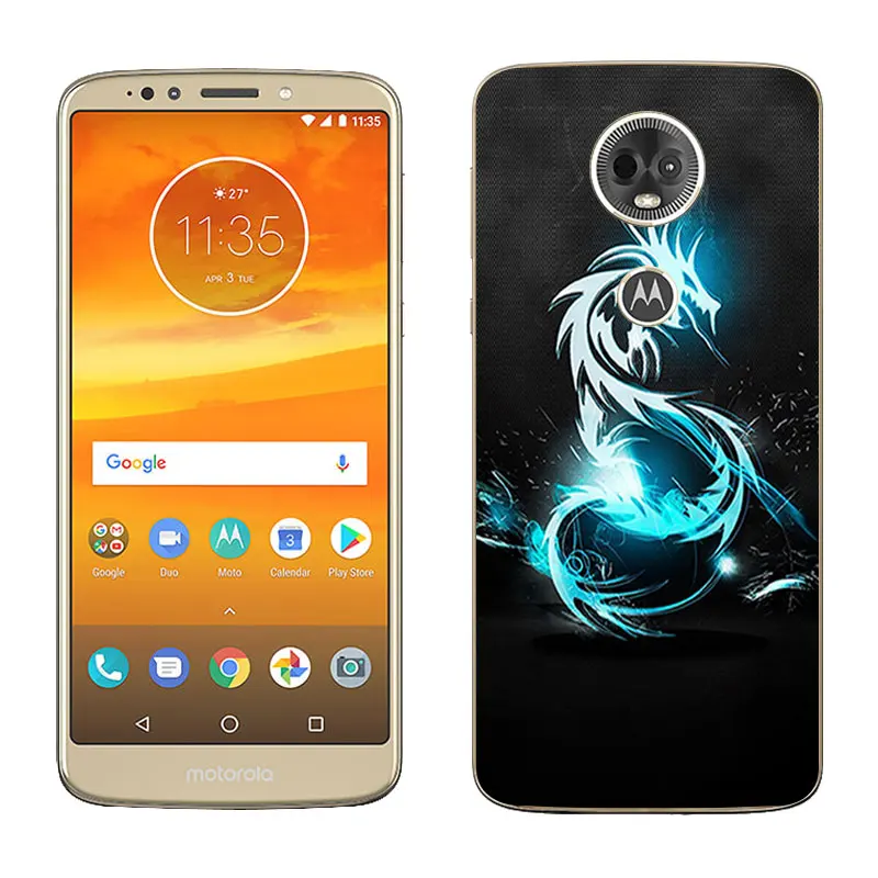 Чехол для телефона Motorola E5 Plus чехол MOTO E5Plus мягкий силиконовый MOTOROLA | Мобильные