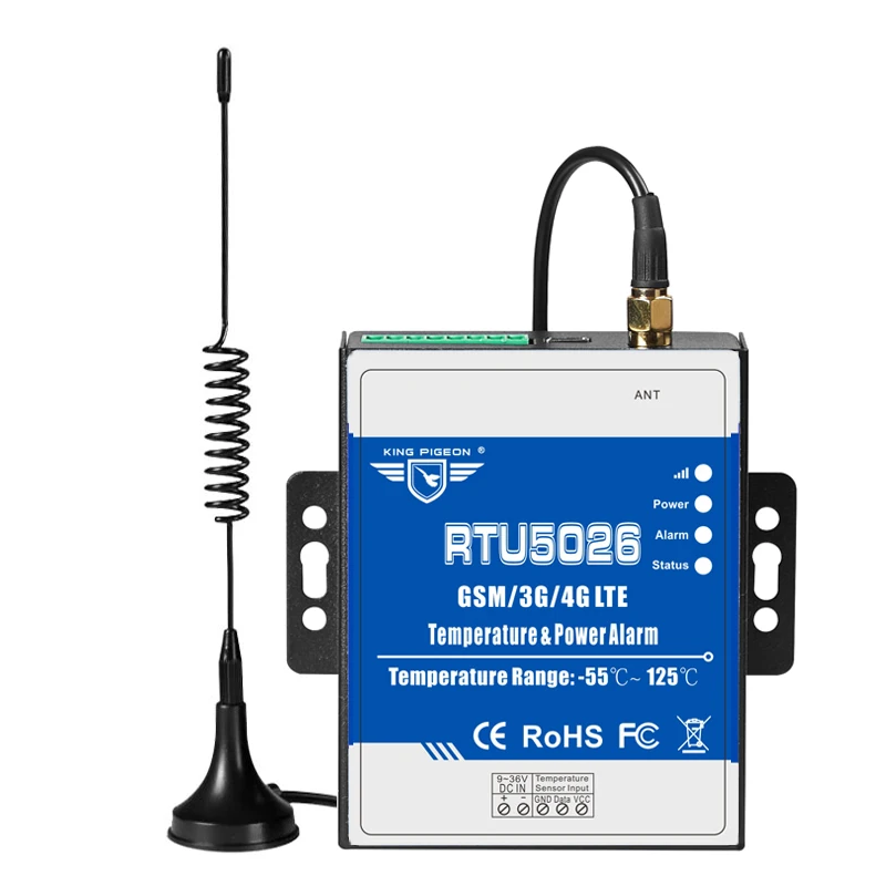 Сигнализация для контроля температуры GSM 3G 4G LTE RTU5026 оповещение о высоком и низком