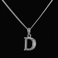 d capital letter necklace for women alphabet pendant collier lettre pingente collar mujer colgantes collana kolye kettingen nl d