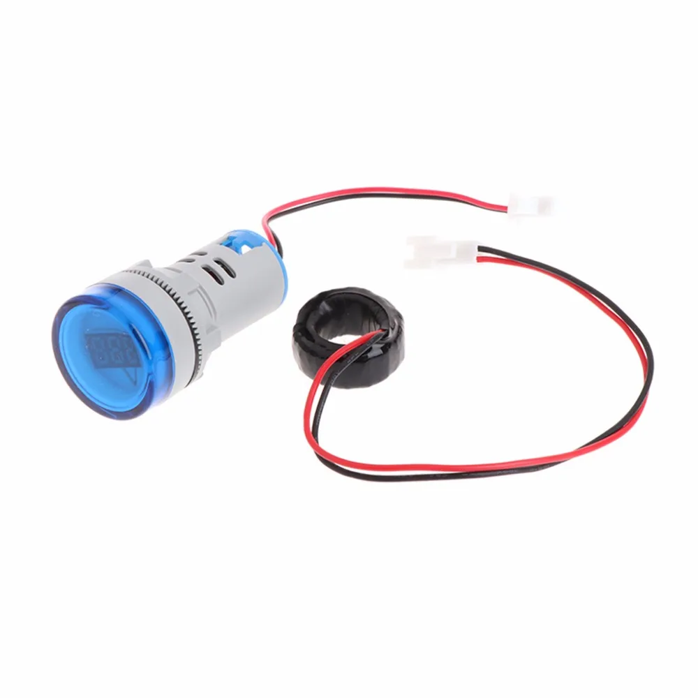 Цифровой амперметр ANENG AC 220 В 0 100A измеритель тока с дисплеем 22 мм|measure current|ac current