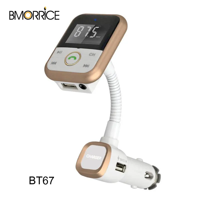 Car Kit BT67 Bluetooth fm передатчик ЖК дисплей MP3 плеер громкой связи Беспроводной радио