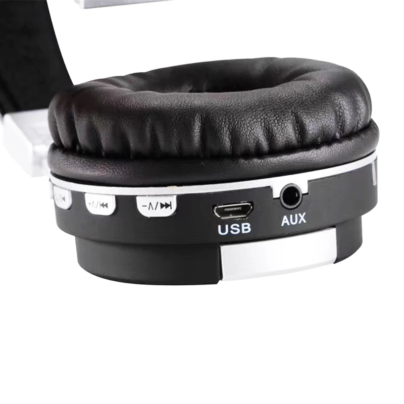 Беспроводные наушники с шумоподавлением Bluetooth микрофоном TF слот для карты аудио