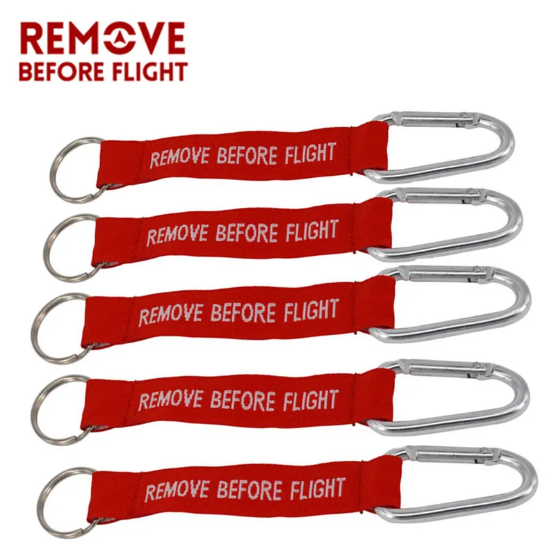 

Remove Before Flight Keychain porta chaves Key Chain Embroidery Keyring OEM Key Holder for Motorcycle Keychains Keyfob 5 PCS/LOT