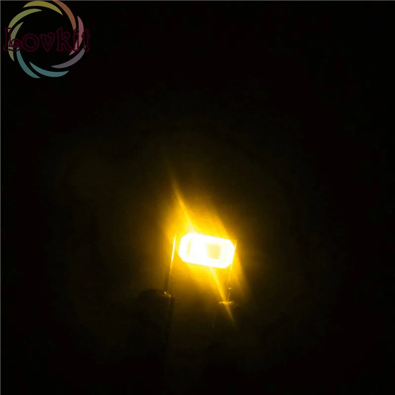 1000 шт./лот 5630 5730 LED SMD/SMT желтый чип лампы бусины ультра яркий светодиод DIY применимо