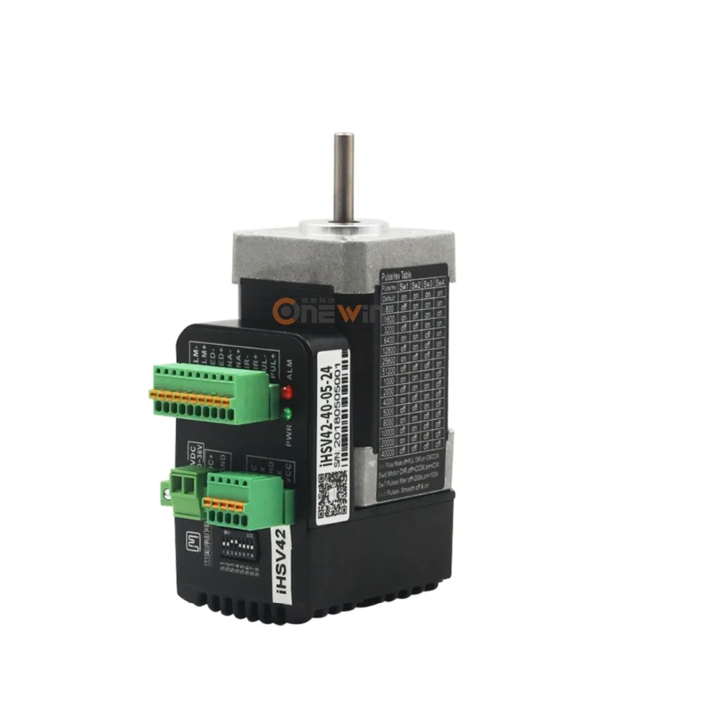 52 Вт NEMA23 интегрированный Серводвигатель 4000rpm24v 0.125N. m iHSV42 40 05 24|Двигатель