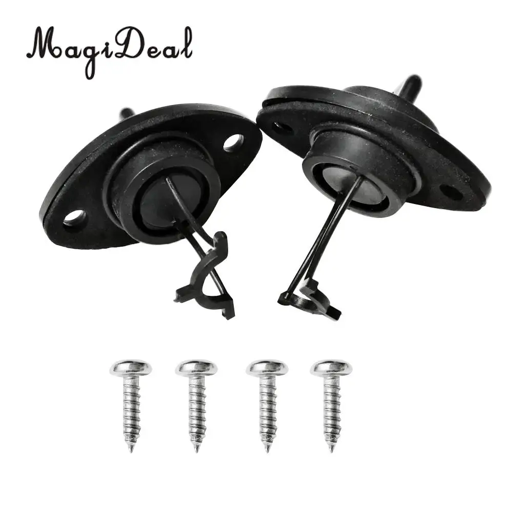 MagiDeal High Quality 1Pair Thread Drain Plug Bung With Screws for Dinghy Kayak Canoes Rowing Boat Surfing Water Sport Accessory | Спорт и