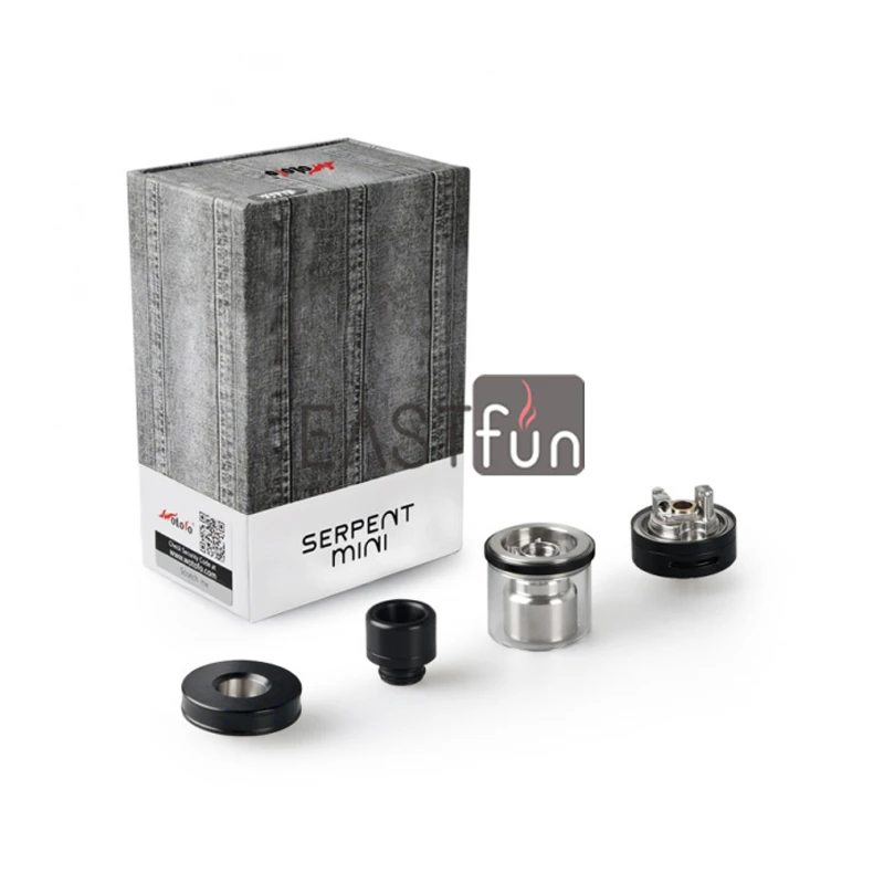 100% Оригинальный Wotofo Snake Mini RTA Tank одна катушка Build Deck двойной регулируемый