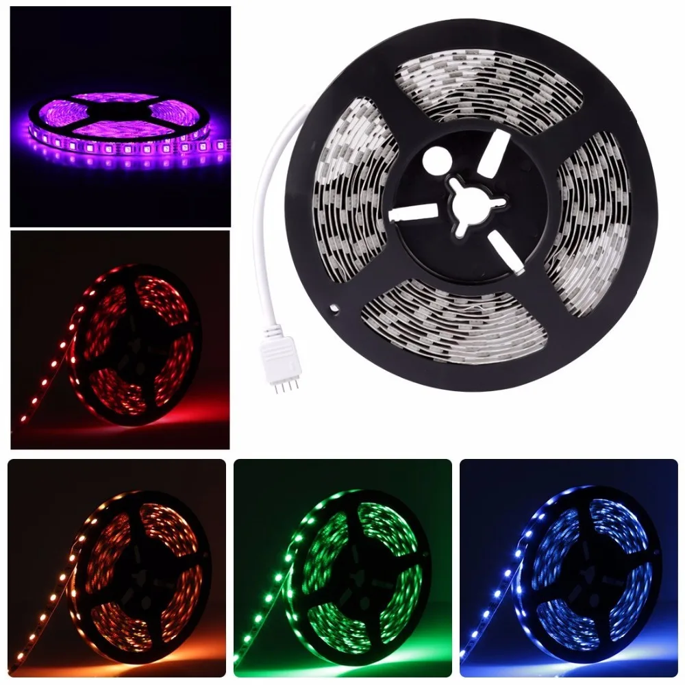 RGB Best ТВ/pc Задний план Светодиодные ленты Освещение 300 светодиоды DC5V SMD5050 LED